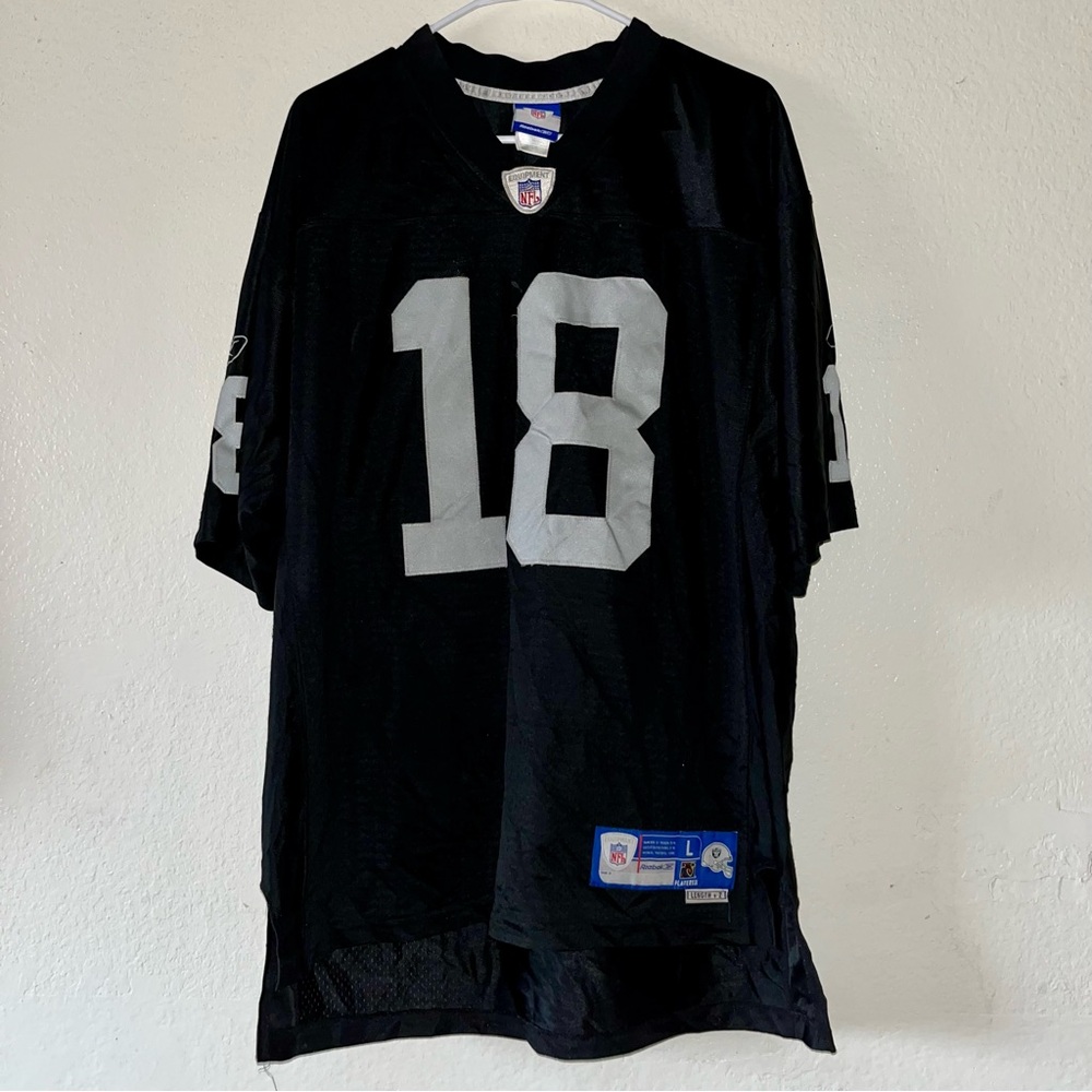 Reebok NFL Raiders Moss Jersey (L)